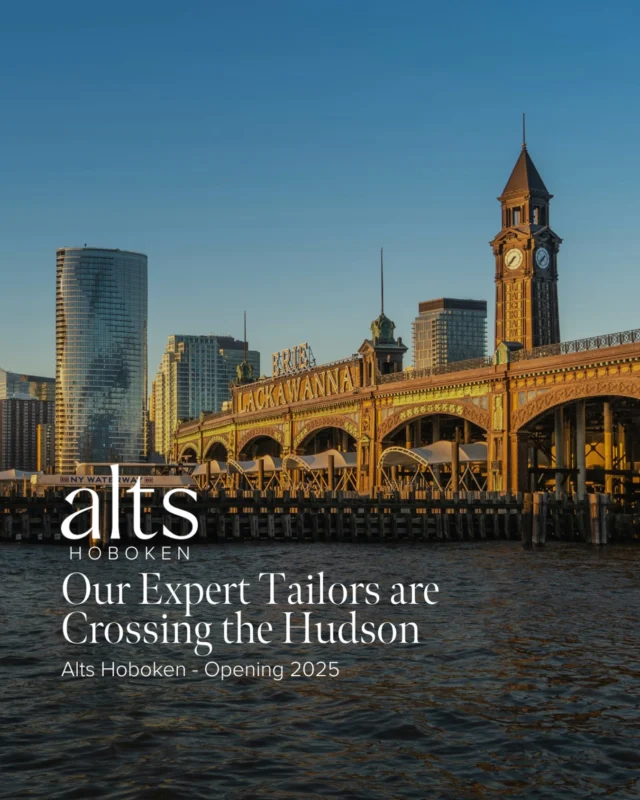 Alts Hoboken is coming soon! Stay tuned for updates as we bring our tailoring experience to New Jersey 🪡